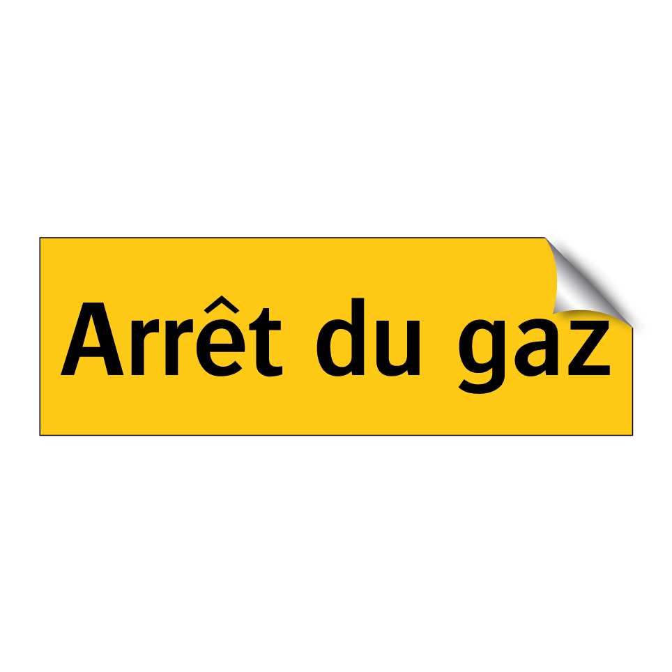 Arrêt du gaz