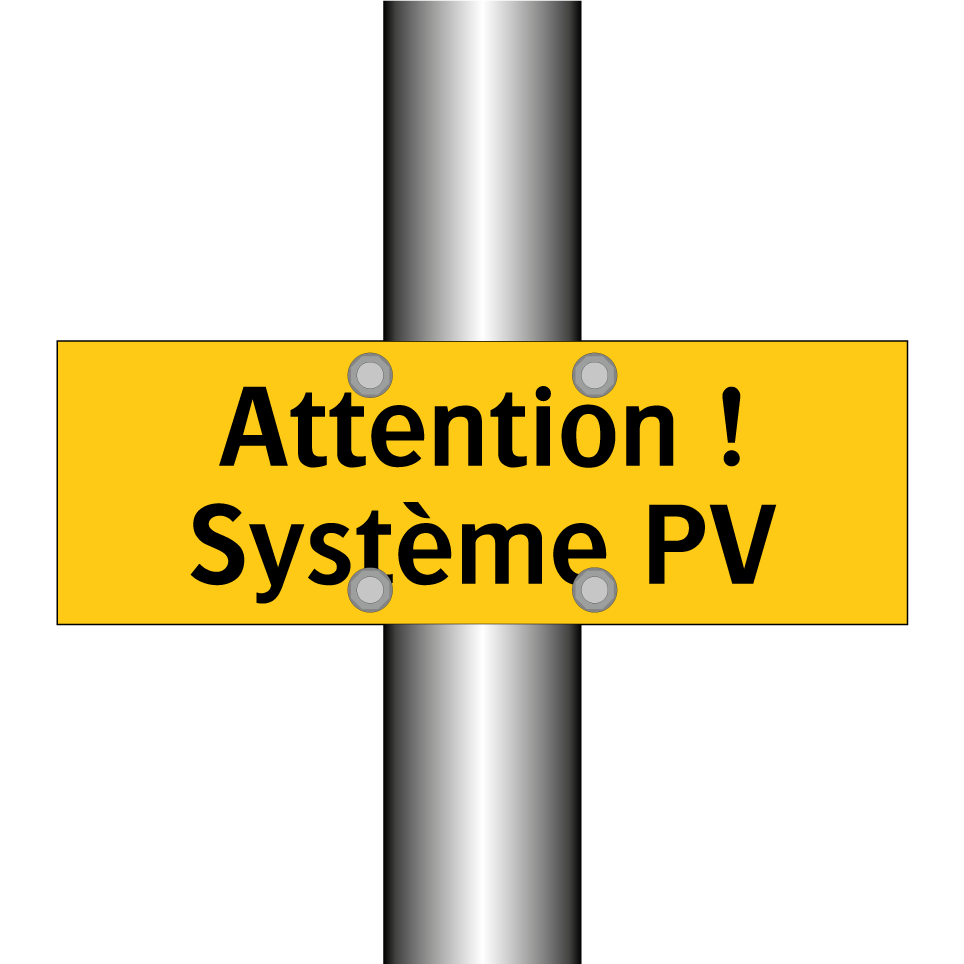 Attention ! Système PV