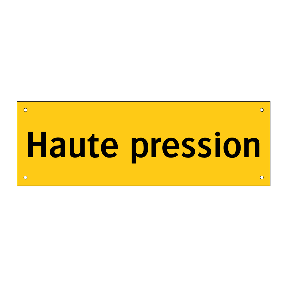 Haute pression