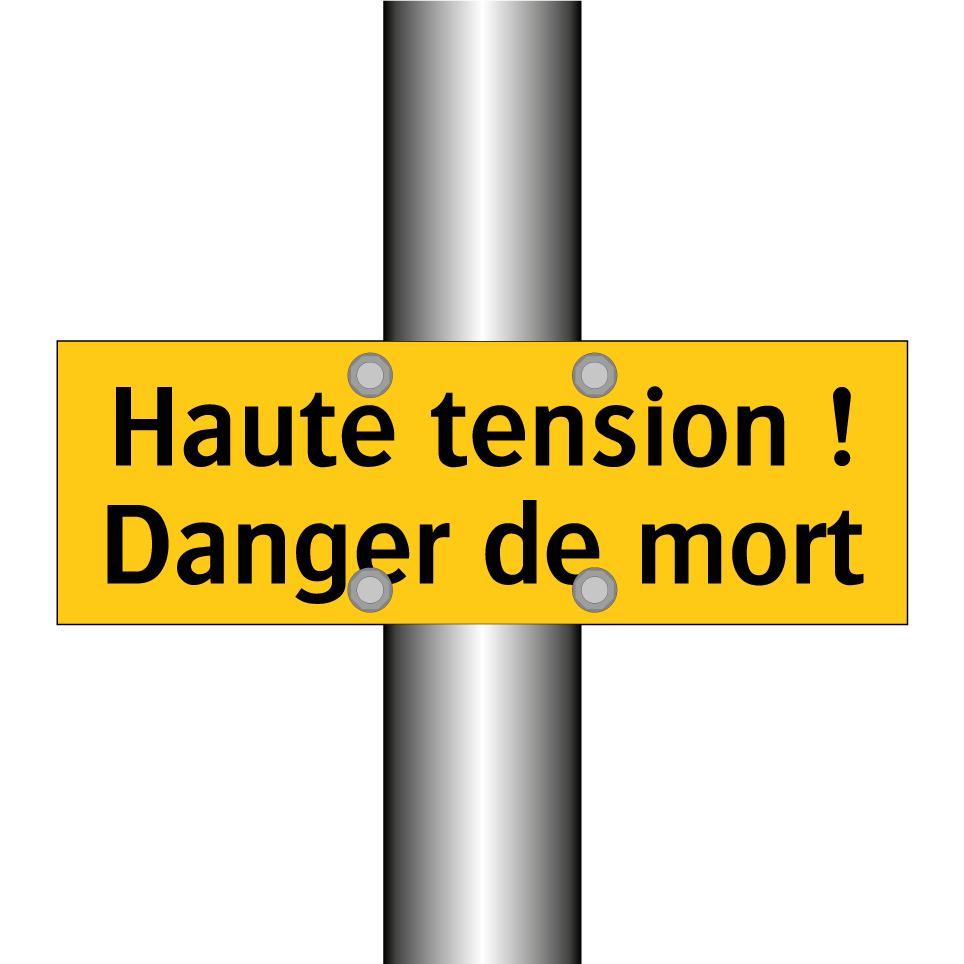 Haute tension ! Danger de mort