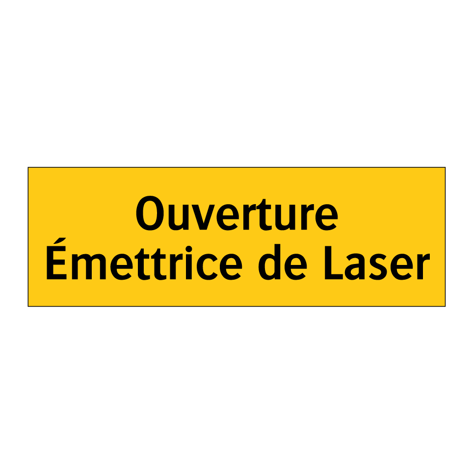 Ouverture Émettrice de Laser