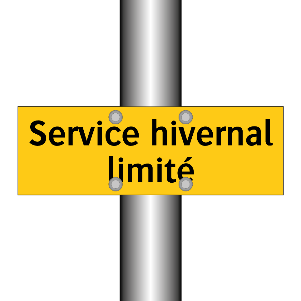 Service hivernal limité
