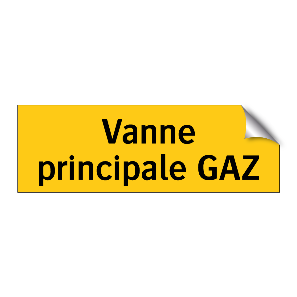Vanne principale GAZ