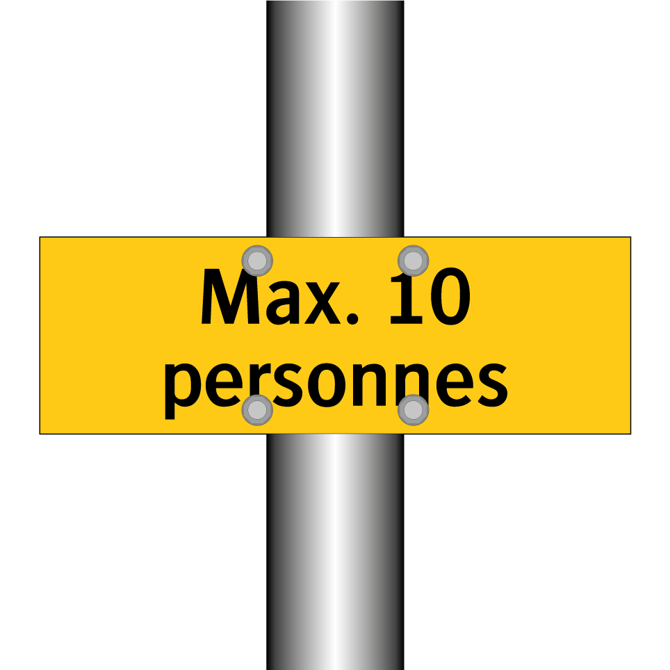 Max. 10 personnes