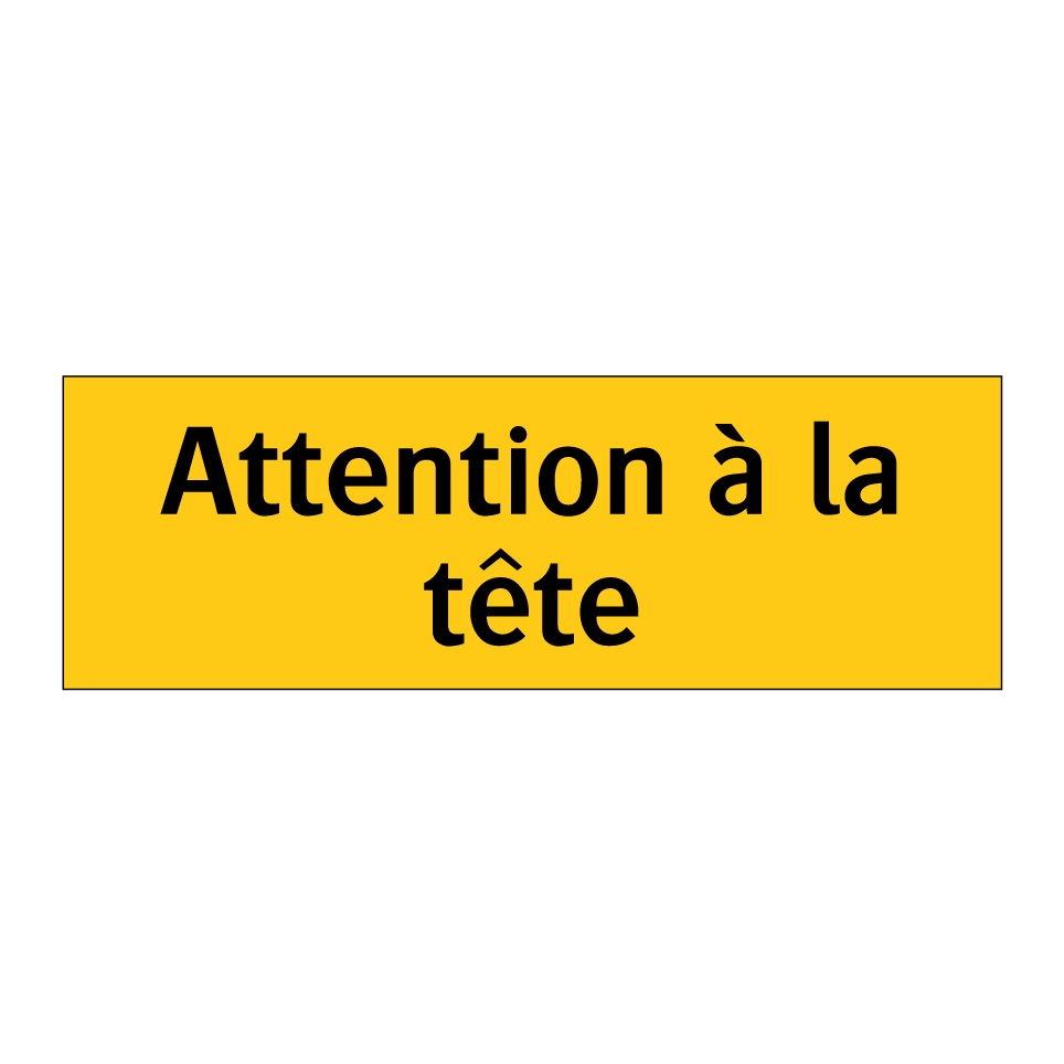 Attention à la tête