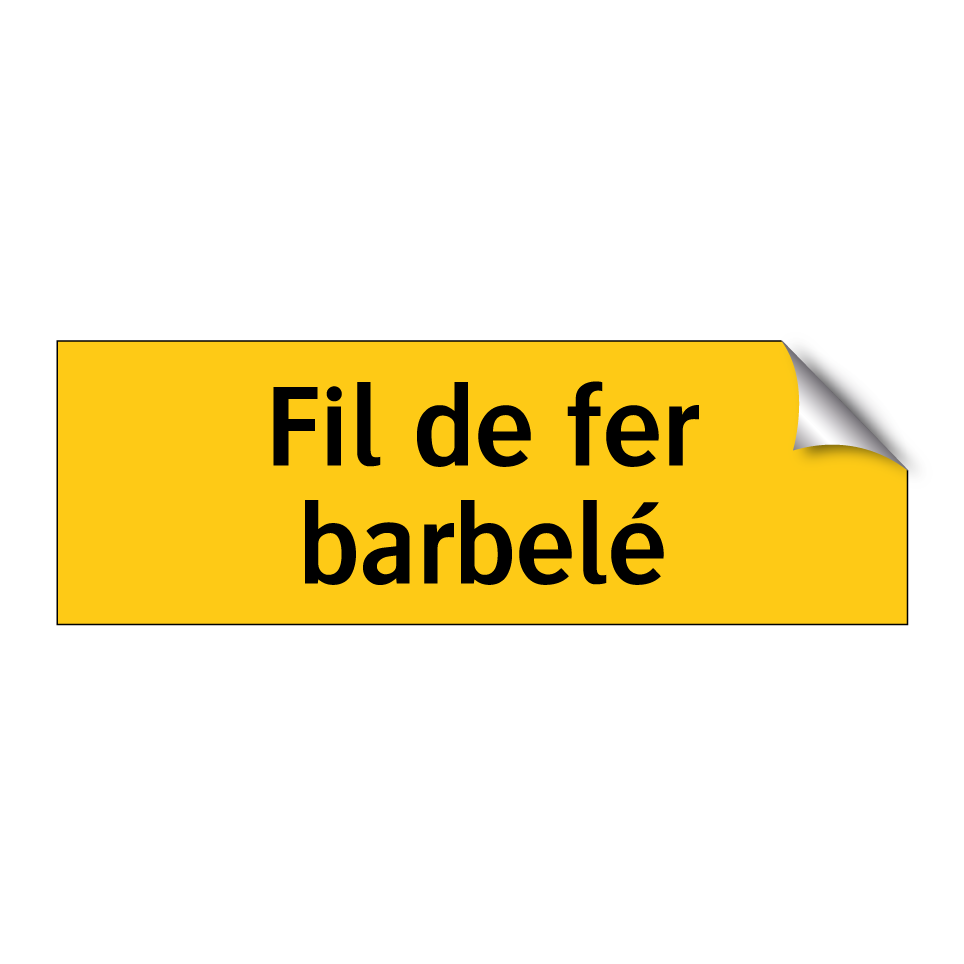 Fil de fer barbelé