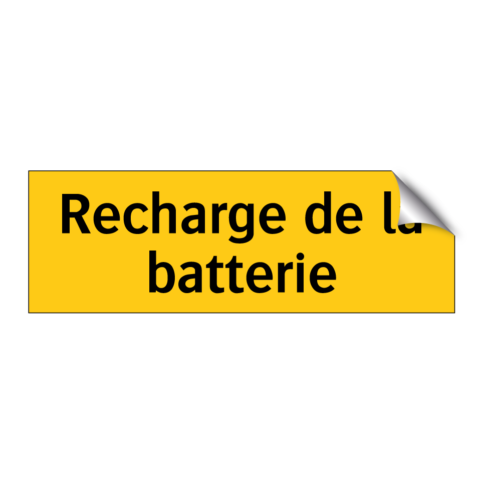 Recharge de la batterie
