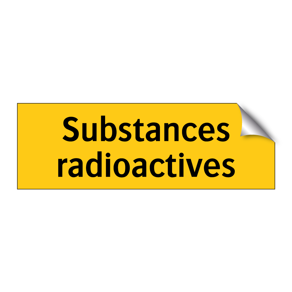 Substances radioactives