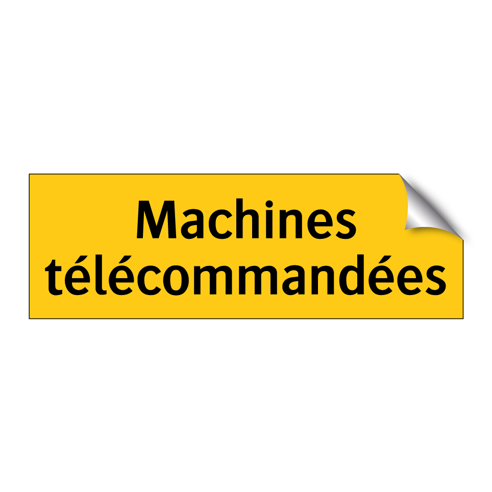 Machines télécommandées