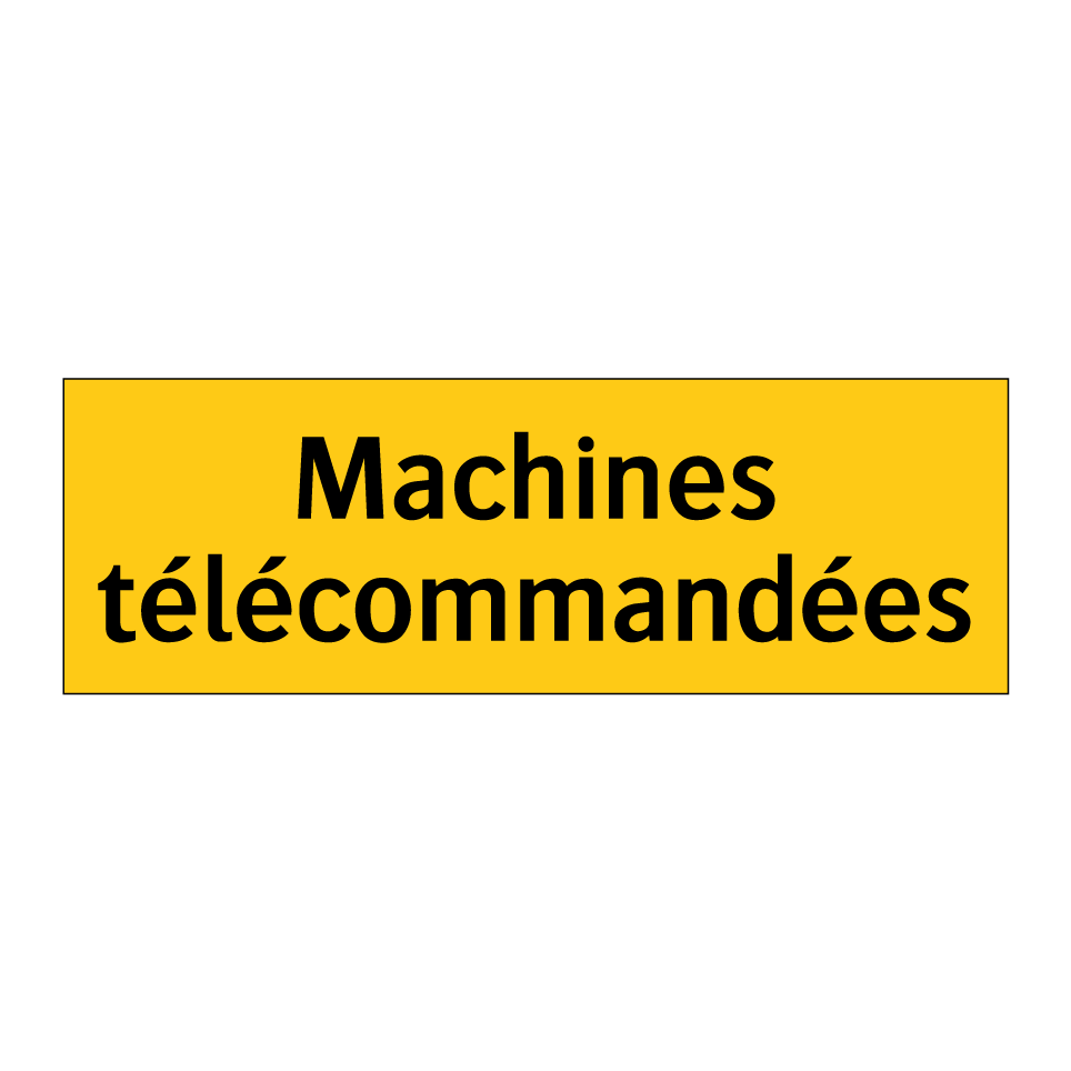 Machines télécommandées