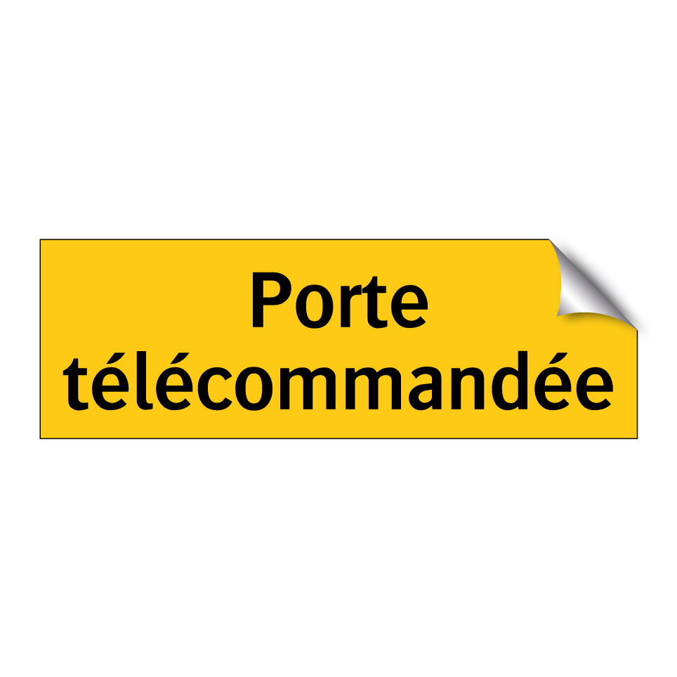 Porte télécommandée
