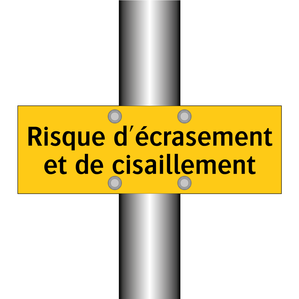 Risque d'écrasement et de cisaillement