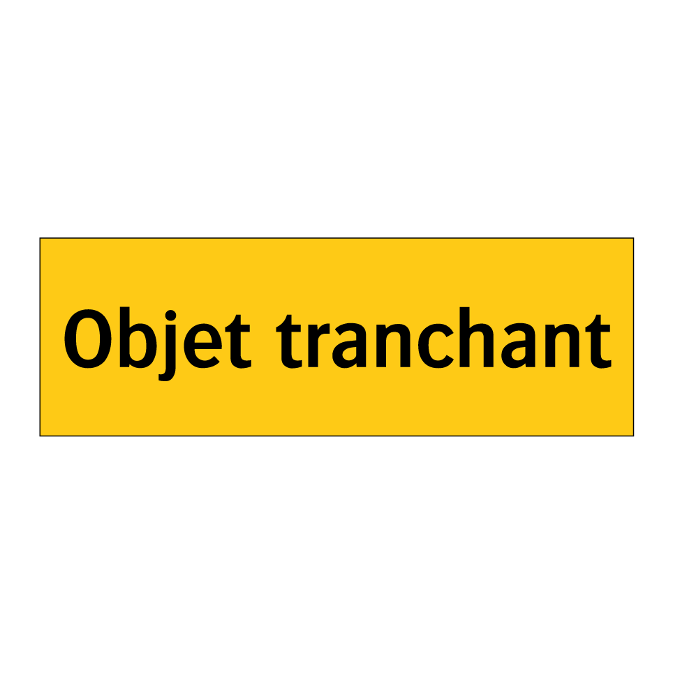 Objet tranchant