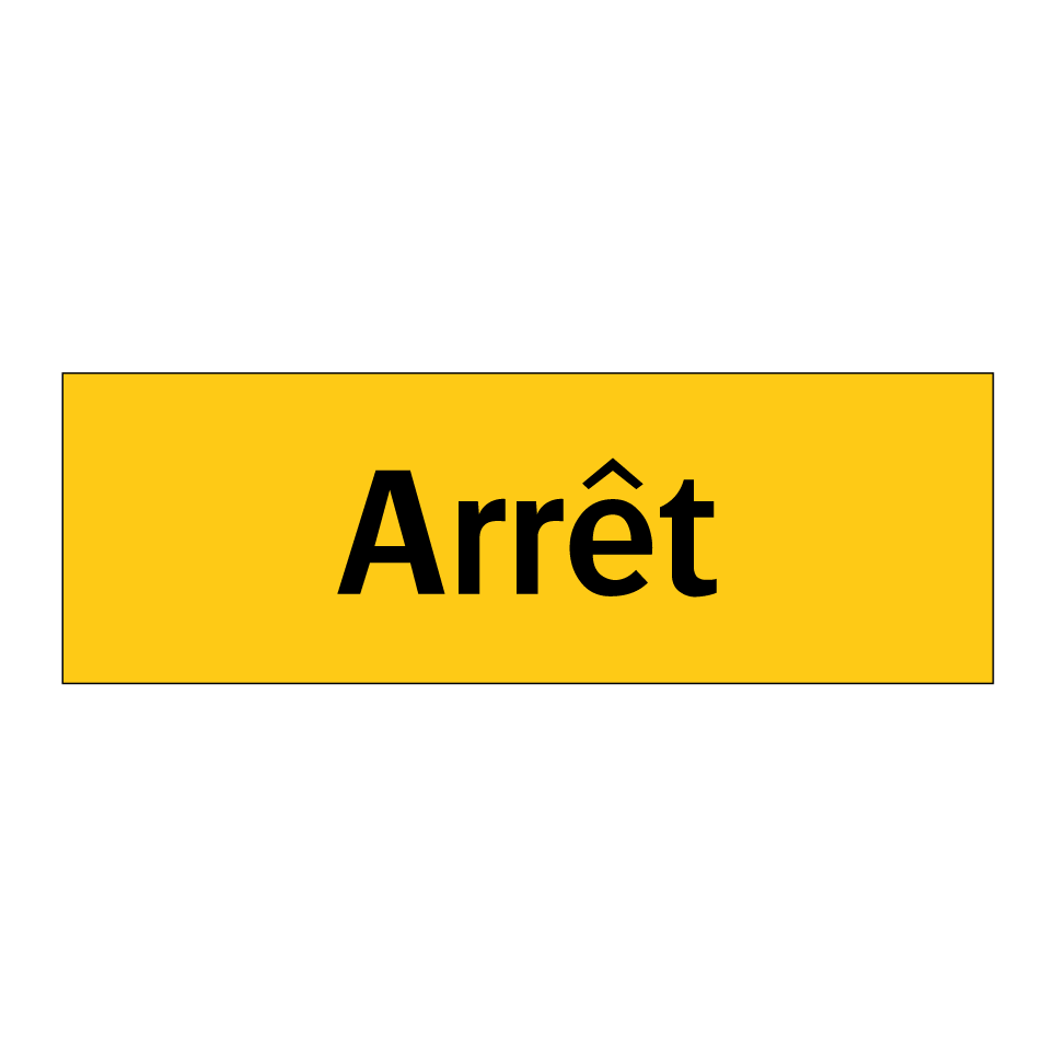 Arrêt