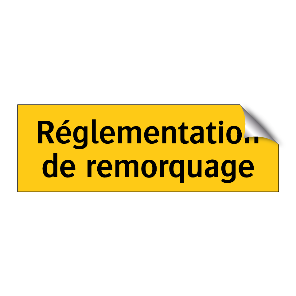Réglementation de remorquage