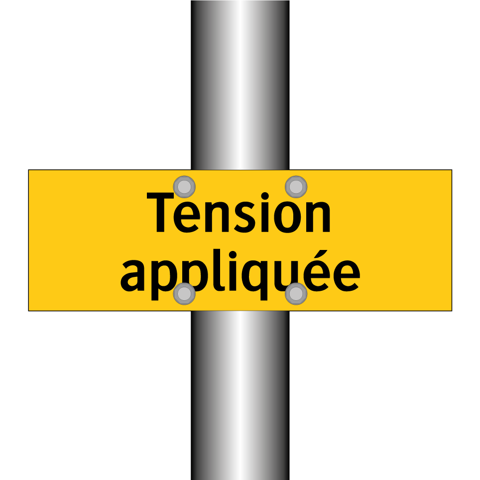 Tension appliquée