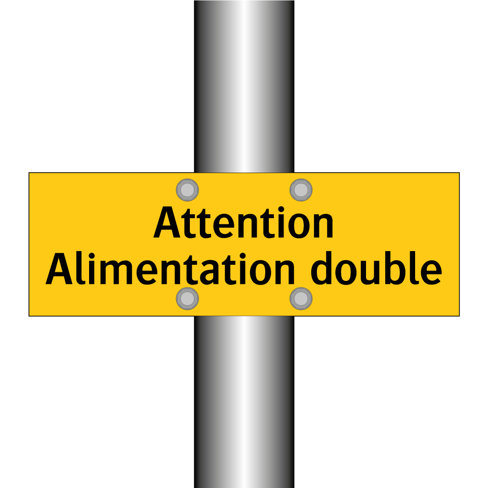 Attention Alimentation double