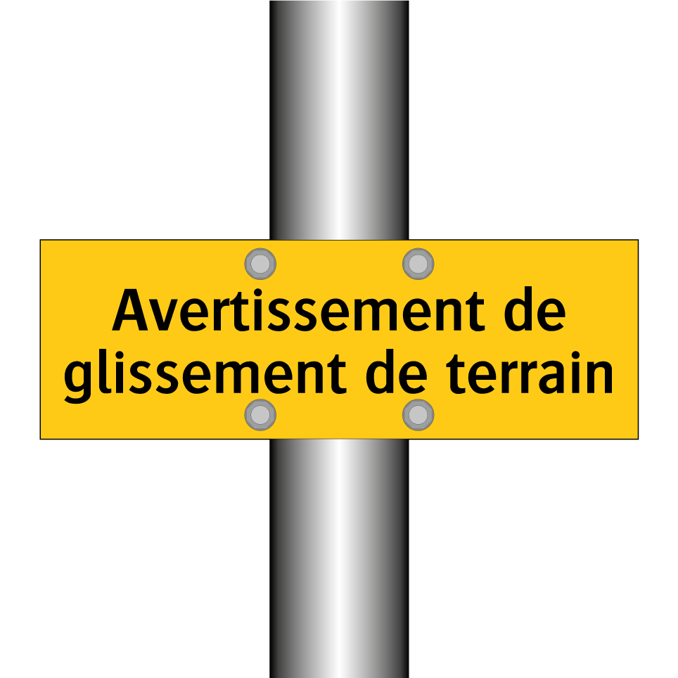 Avertissement de glissement de terrain