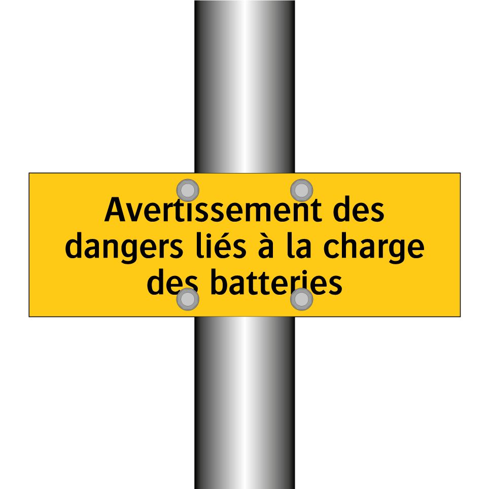 Avertissement des dangers liés à la charge des batteries