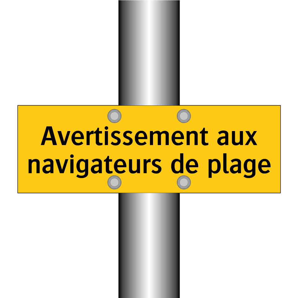 Avertissement aux navigateurs de plage