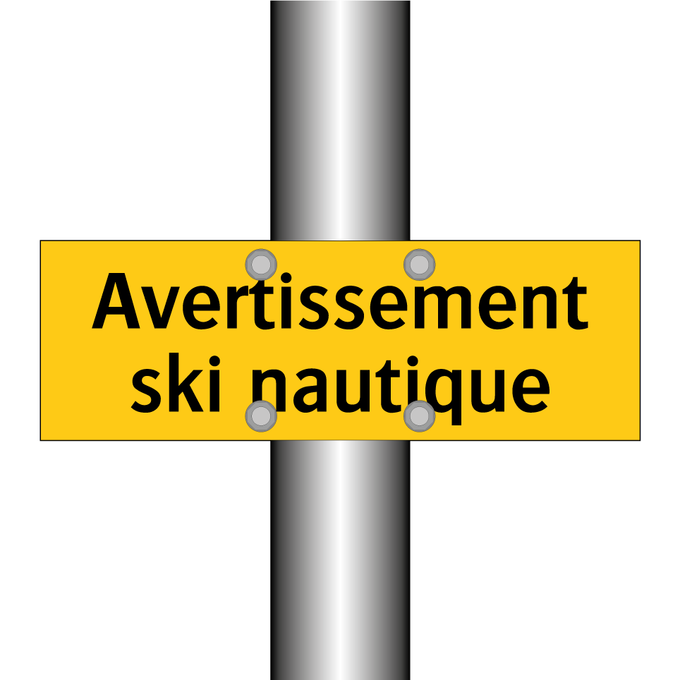 Avertissement ski nautique