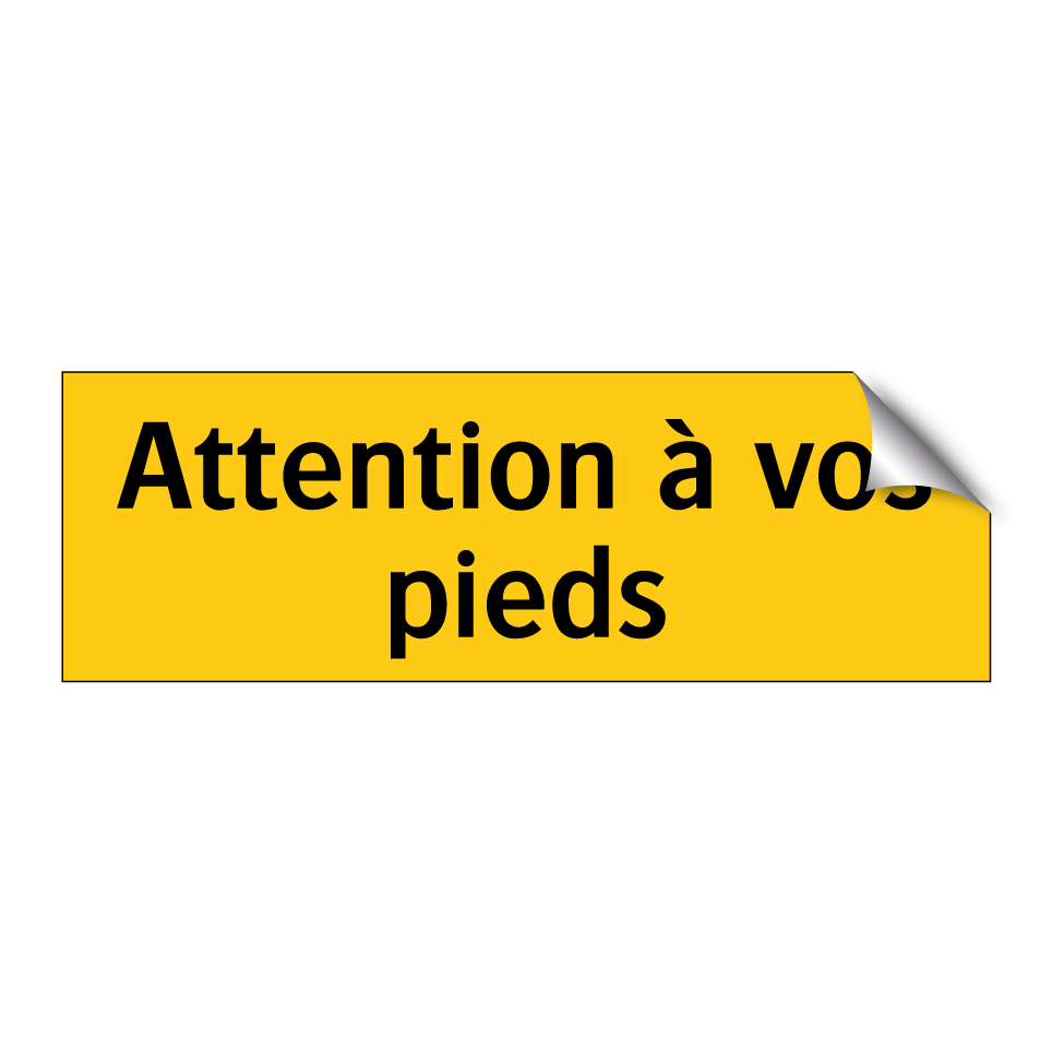 Attention à vos pieds