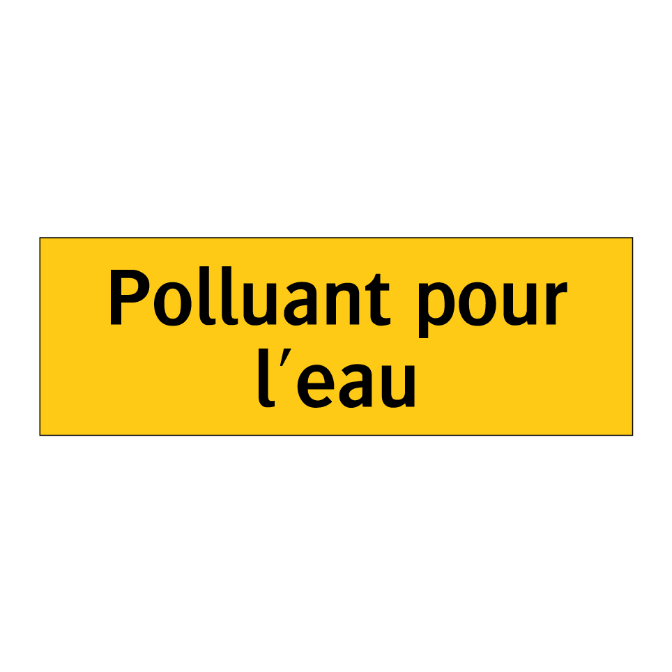 Polluant pour l'eau