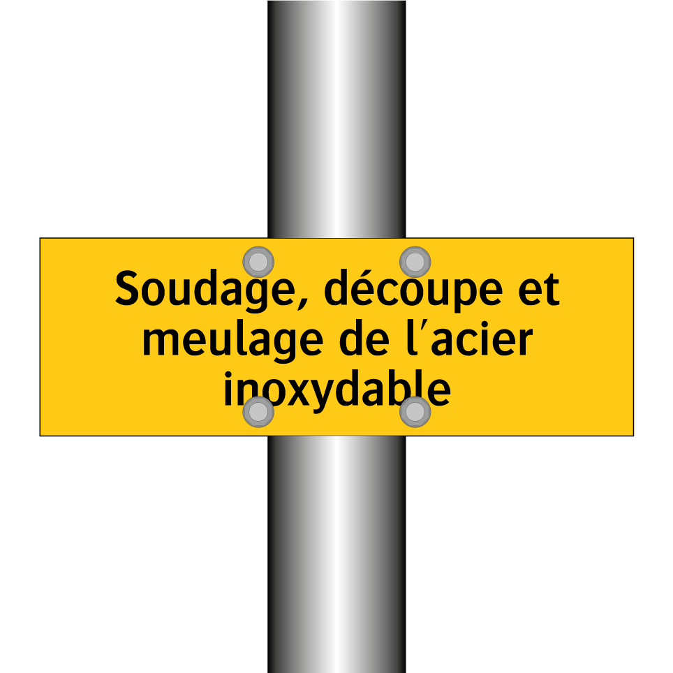 Soudage, découpe et meulage de l'acier inoxydable