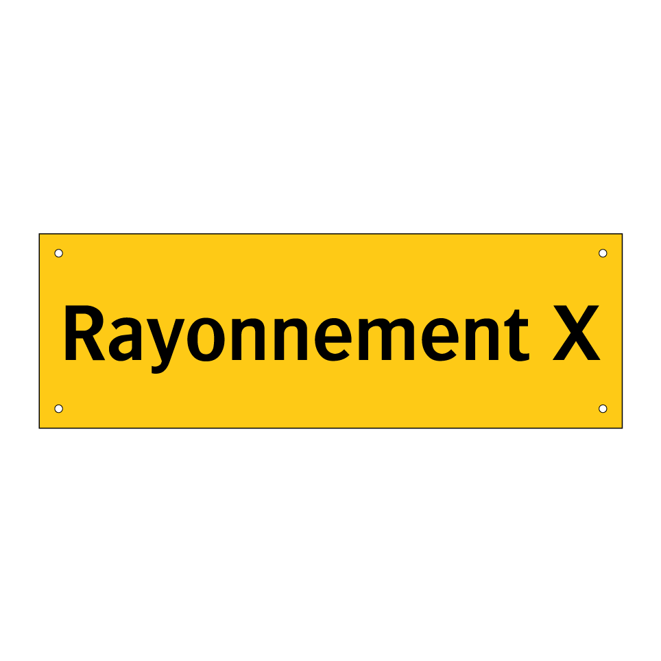 Rayonnement X