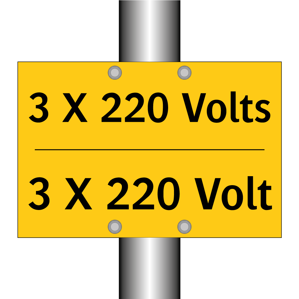 3 X 220 Volts - 3 X 220 Volt