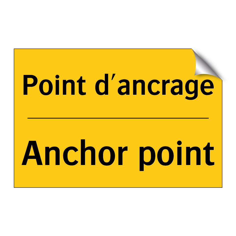 Point d'ancrage - Anchor point