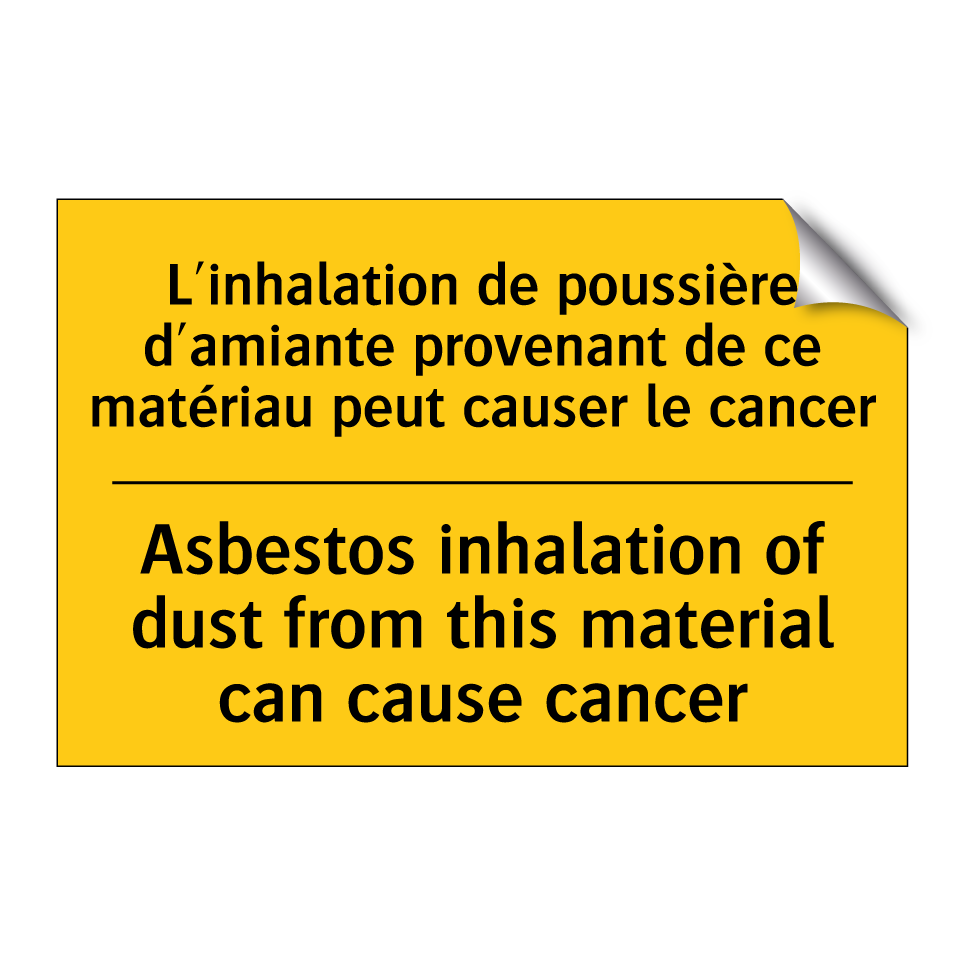 L'inhalation de poussière d'amiante  /.../ - Asbestos inhalation of dust from  /.../