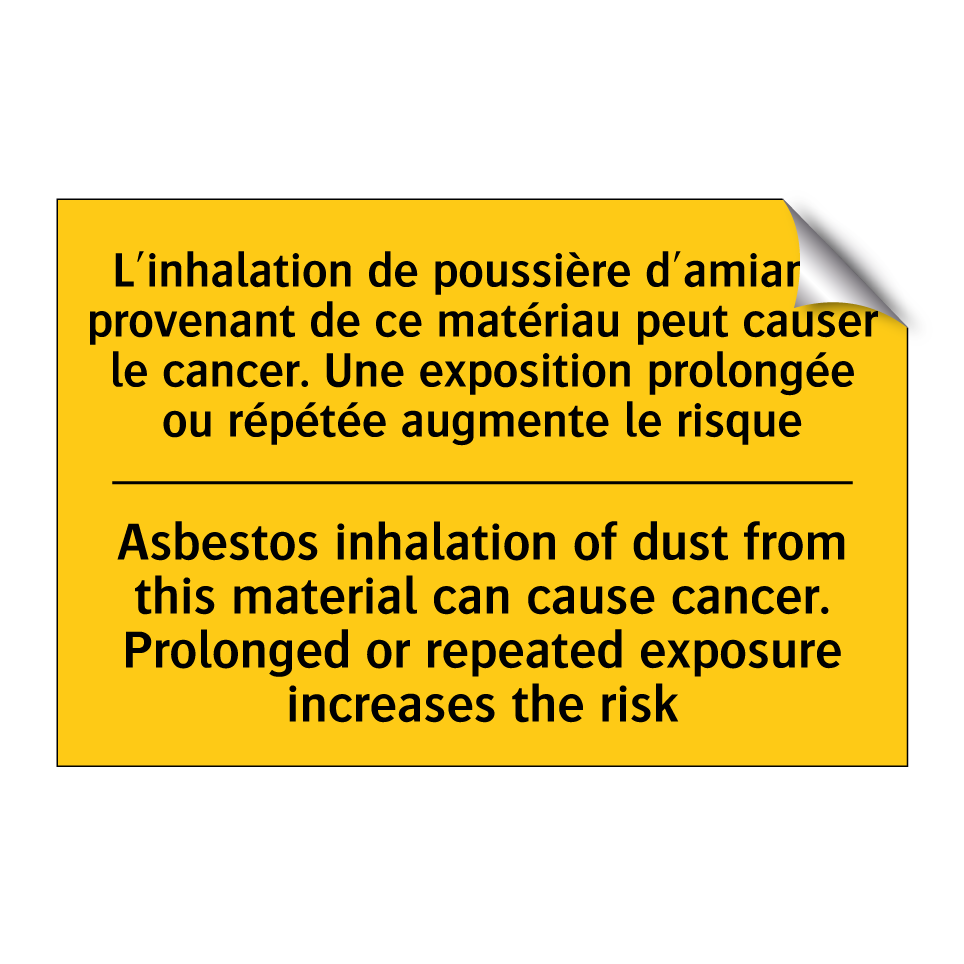 L'inhalation de poussière d'amiante  /.../ - Asbestos inhalation of dust from  /.../
