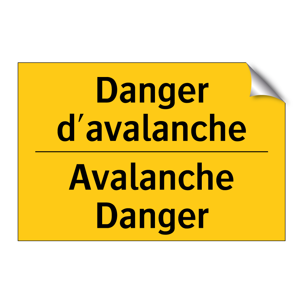 Danger d'avalanche - Avalanche Danger