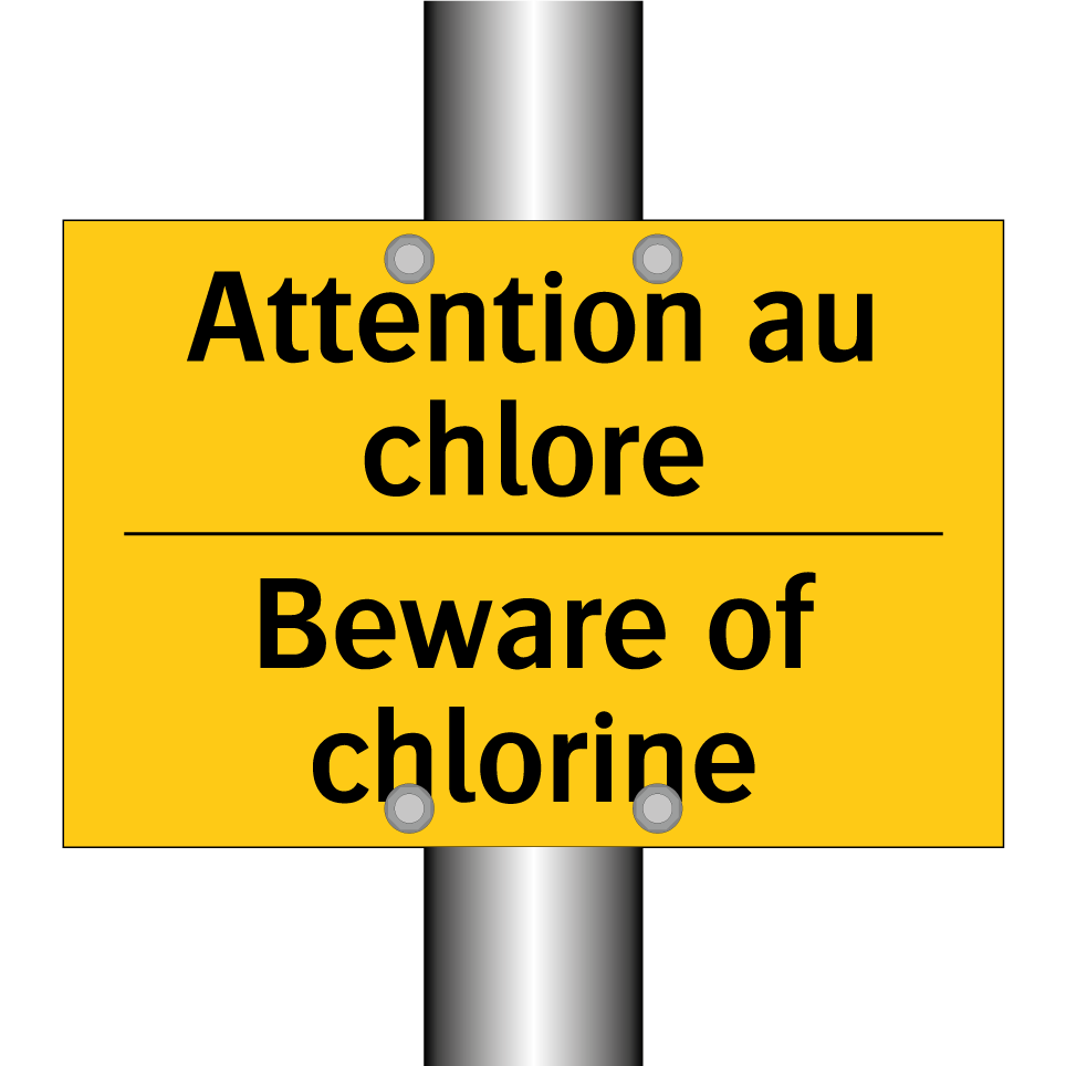 Attention au chlore - Beware of chlorine