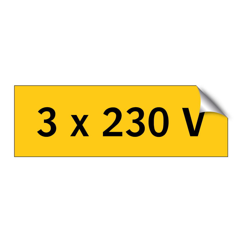 3 x 230 V