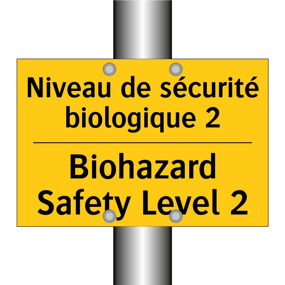 Niveau de sécurité biologique  /.../ - Biohazard Safety Level 2