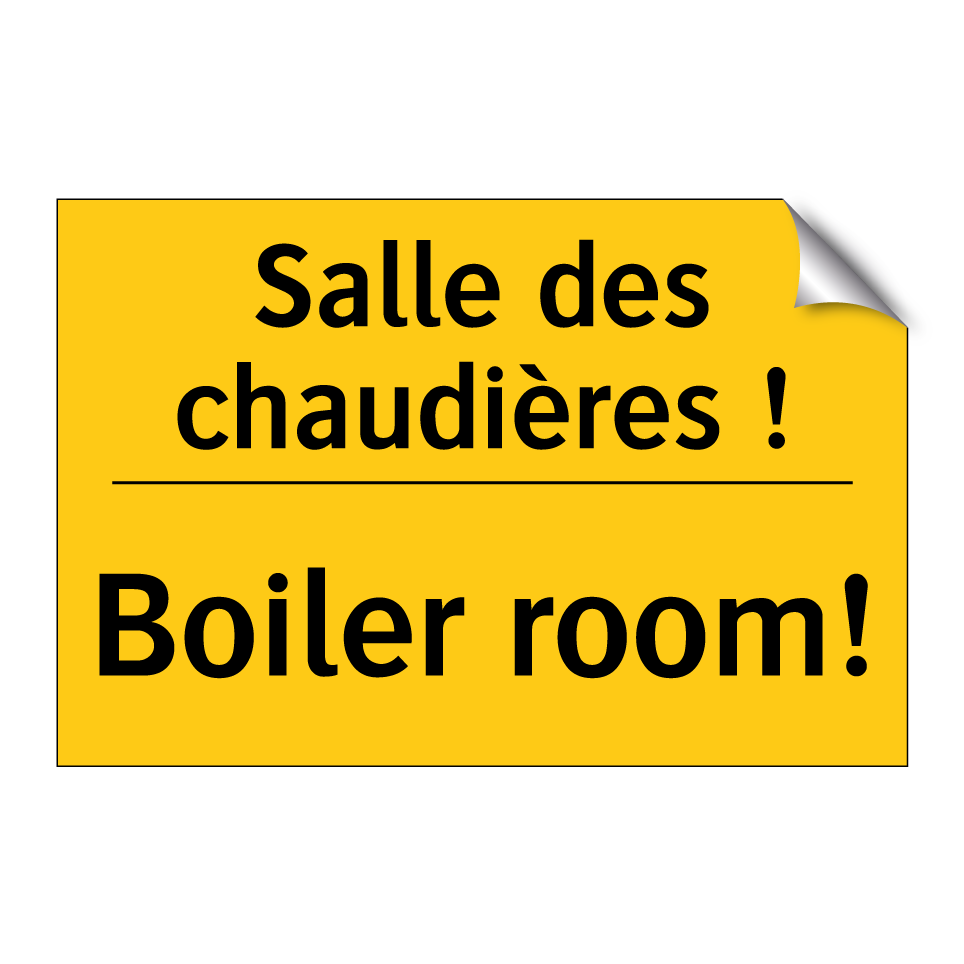 Salle des chaudières ! - Boiler room!