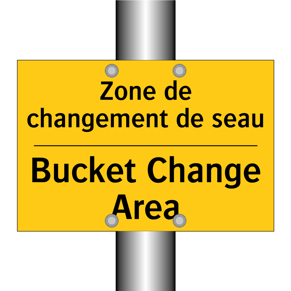 Zone de changement de seau - Bucket Change Area
