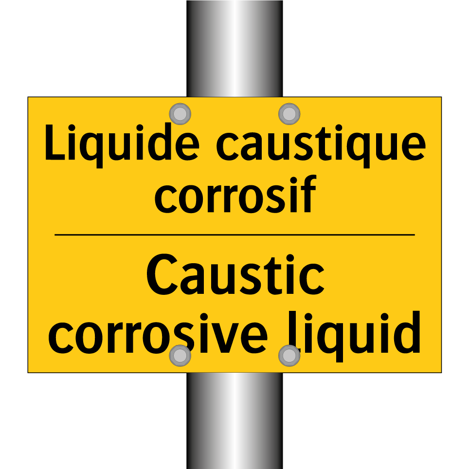Liquide caustique corrosif - Caustic corrosive liquid