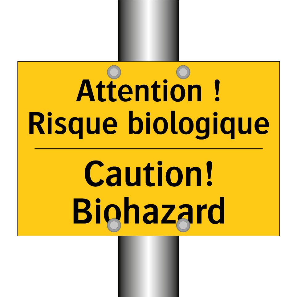 Attention ! Risque biologique - Caution! Biohazard