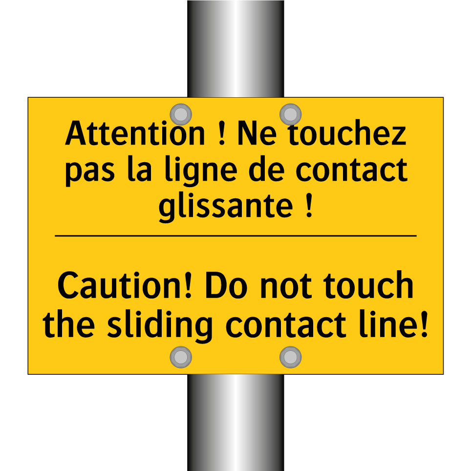 Attention ! Ne touchez pas la  /.../ - Caution! Do not touch the sliding  /.../