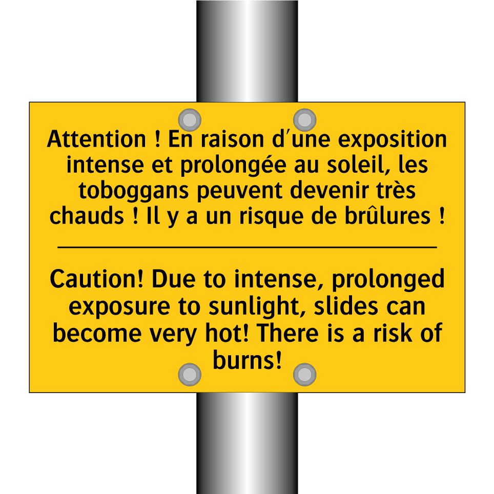 Attention ! En raison d'une exposition  /.../ - Caution! Due to intense, prolonged  /.../
