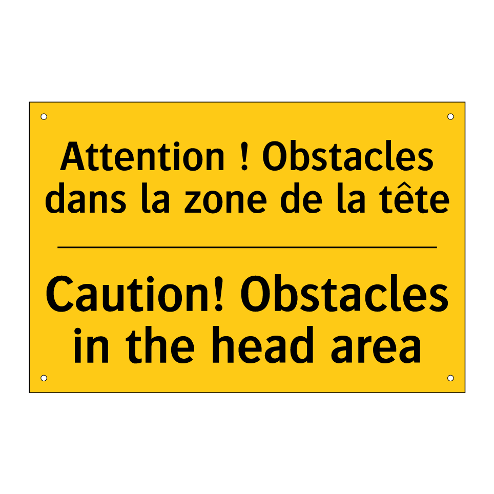 Attention ! Obstacles dans la  /.../ - Caution! Obstacles in the head  /.../