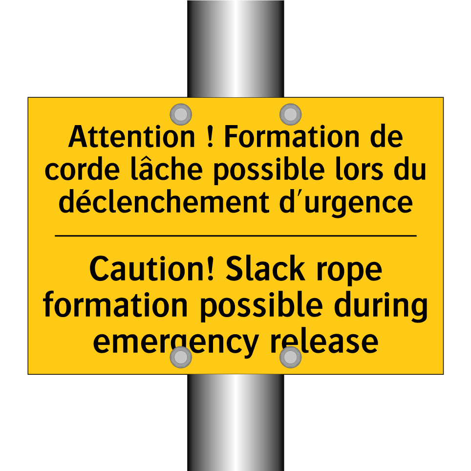 Attention ! Formation de corde  /.../ - Caution! Slack rope formation  /.../