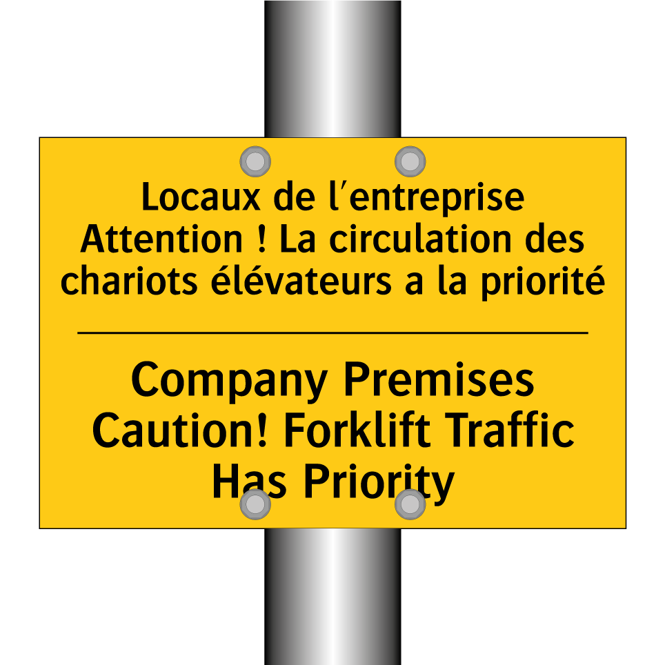 Locaux de l'entreprise Attention  /.../ - Company Premises Caution! Forklift  /.../