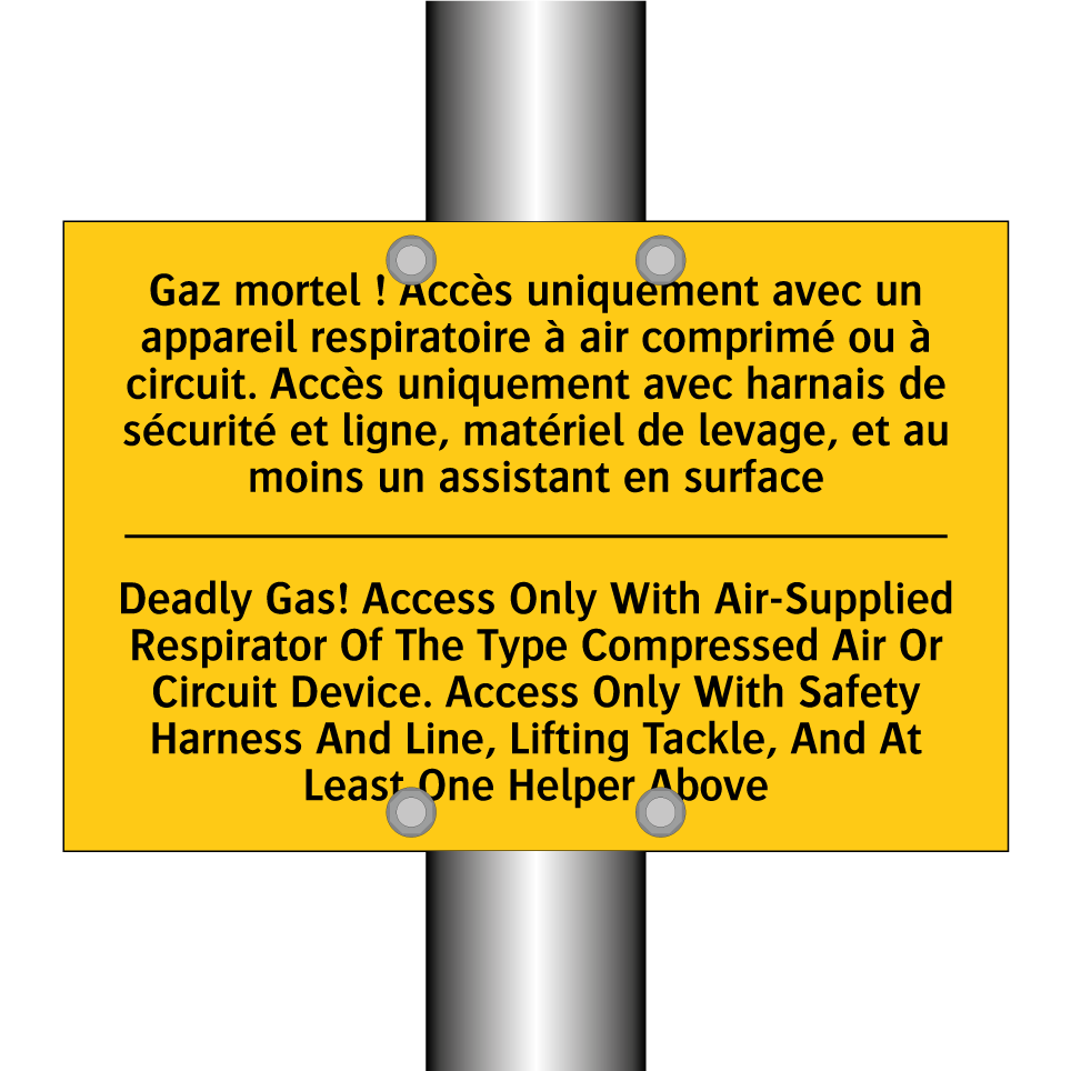 Gaz mortel ! Accès uniquement  /.../ - Deadly Gas! Access Only With Air-Supplied  /.../