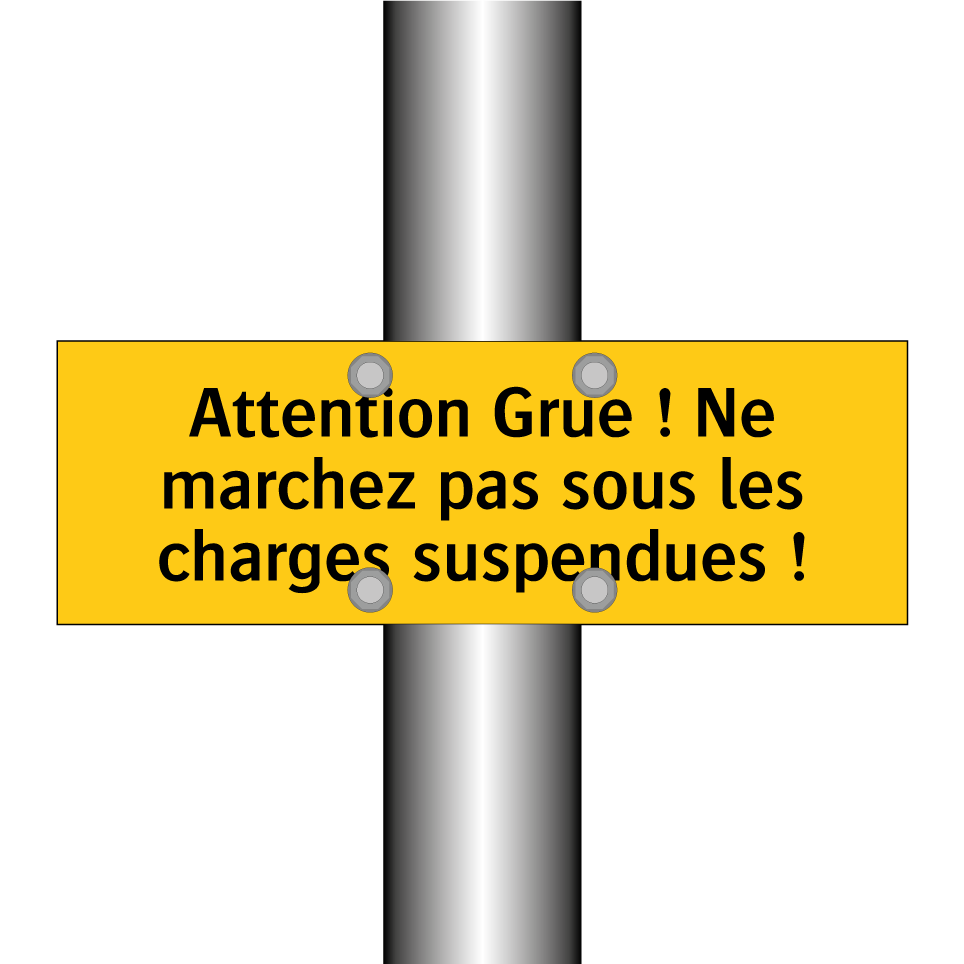 Attention Grue ! Ne marchez pas sous les charges suspendues !