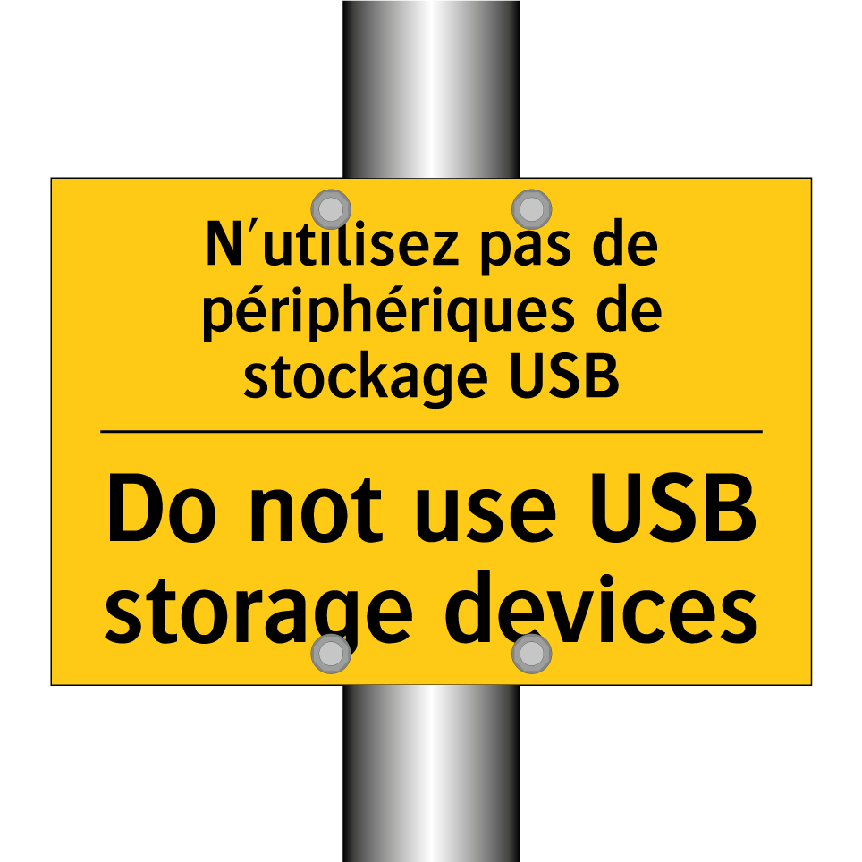 N'utilisez pas de périphériques  /.../ - Do not use USB storage devices