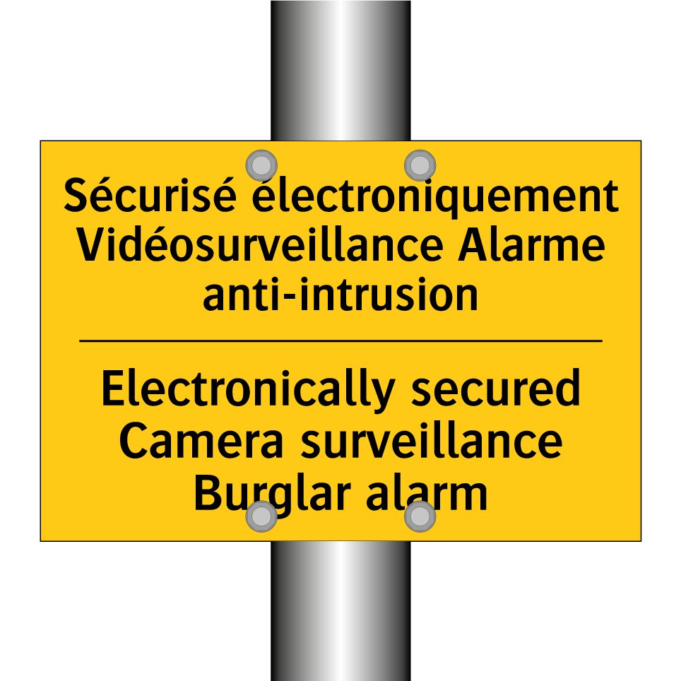Sécurisé électroniquement Vidéosurveillance  /.../ - Electronically secured Camera  /.../